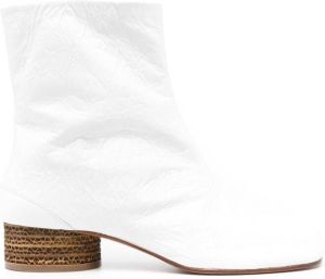 Maison Margiela Crinkled Tabi boots White