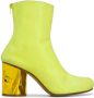 Maison Margiela crushed heel ankle boots Yellow - Thumbnail 1