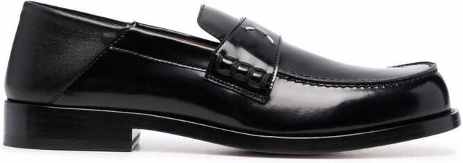 Maison Margiela four-stitch logo loafers Black