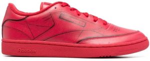 Maison Margiela leather low-top sneakers Red