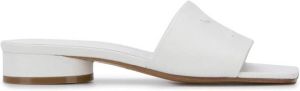 Maison Margiela low heel slip-on sandals White