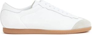 Maison Margiela low-top leather trainers White