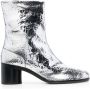 Maison Margiela Tabi 60mm mirror-effect ankle boots Silver - Thumbnail 1