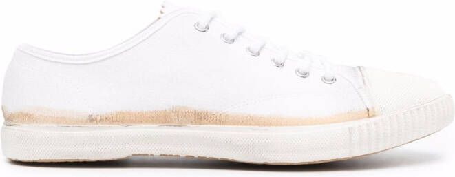 Maison Margiela numbers-motif low-top sneakers White