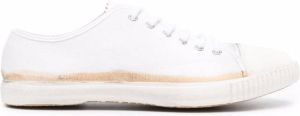 Maison Margiela numbers motif low-top sneakers White