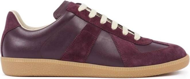 Maison Margiela Replica leather sneakers Red