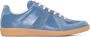Maison Margiela Replica low-top leather sneakers Blue - Thumbnail 1
