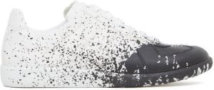 Maison Margiela Replica paint-splatter low-top sneakers White