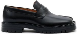 Maison Margiela split-toe leather loafers Black