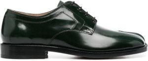 Maison Margiela split-toe leather oxford shoes Green