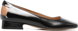Maison Margiela square-toe 25mm ballerina shoes Brown