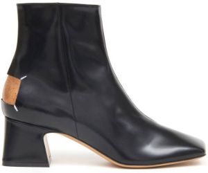 Maison Margiela square-toe ankle boots Black