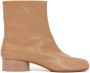 Maison Margiela Tabi 30mm leather ankle boots Neutrals - Thumbnail 1