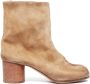 Maison Margiela Tabi 60mm leather ankle boots Neutrals - Thumbnail 1