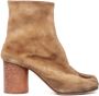 Maison Margiela Tabi 60mm suede ankle boots Brown - Thumbnail 1