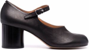 Maison Margiela Tabi block-heel ankle-strap pumps Black