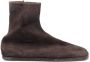 Maison Margiela Tabi flat suede boots Brown - Thumbnail 1