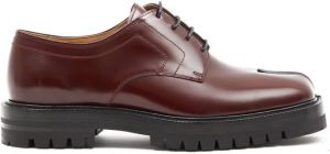 Maison Margiela Tabi lace-up shoes Brown