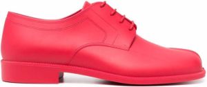 Maison Margiela Tabi lace-up shoes Red