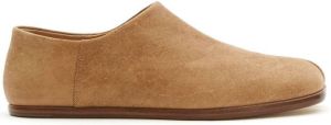 Maison Margiela Tabi split-toe leather loafers Neutrals