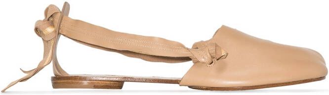 Maison Margiela Tabi tie-fastening sandals Neutrals