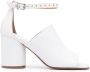 Maison Margiela Tabi 80mm leather sandals White - Thumbnail 1