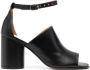 Maison Margiela Tabi 80mm leather sandals Black - Thumbnail 1