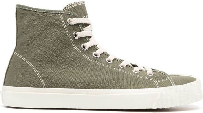 Maison Margiela Tabi-toe high-top sneakers Green