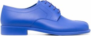 Maison Margiela Tabi-toe lace-up shoes Blue