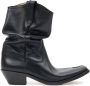 Maison Margiela Tabi 55mm slouchy Western boots Black - Thumbnail 1