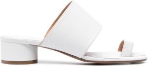 Maison Margiela Tabi toe slip-on sandals White