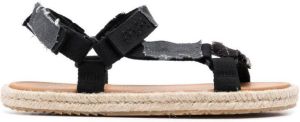 Maison Margiela touch-strap flat sandals Black