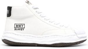 Maison Mihara Yasuhiro Blakey mid-top sneakers White