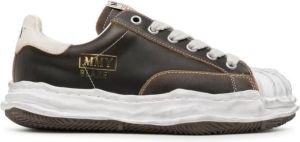 Maison Mihara Yasuhiro Blakey OG Sole leather sneakers Black