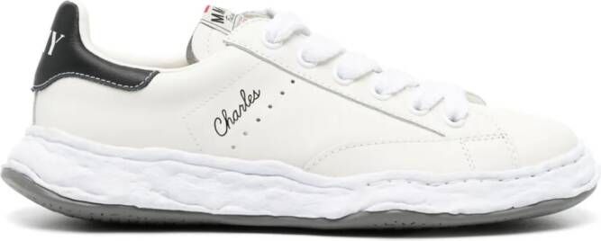 Maison MIHARA YASUHIRO Charles lace-up leather sneakers White