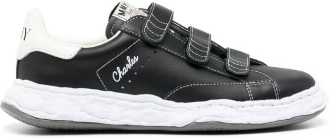 Maison MIHARA YASUHIRO Charles leather sneakers Black