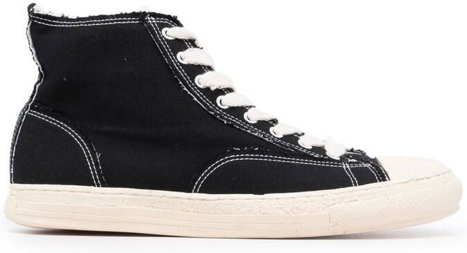 Maison Mihara Yasuhiro General Scale lace-up high-top sneakers Black