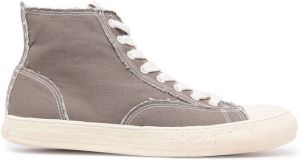 Maison Mihara Yasuhiro General Scale lace-up high-top sneakers Grey