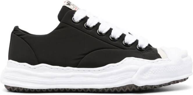 Maison MIHARA YASUHIRO Hank OG Sole leather sneakers Black