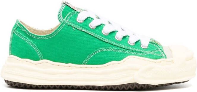 Maison Mihara Yasuhiro low-top canvas sneakers Green