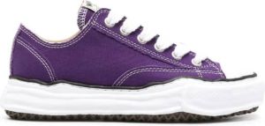 Maison Mihara Yasuhiro Peterson Original logo-patch sneakers Purple