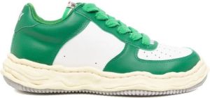 Maison Mihara Yasuhiro Wayne low-top leather sneakers Green