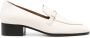 Maje 35mm leather loafers White - Thumbnail 1