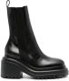 Maje 75mm leather ankle boots Black - Thumbnail 1