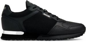 Mallet mesh-panelling leather sneakers Black