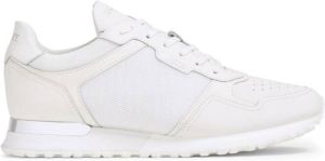 Mallet mesh-panelling leather sneakers White