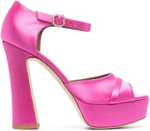Malone Souliers 130mm Yuri calf-leather sandals Pink