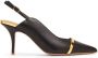 Malone Souliers 85mm sling-back leather pumps Black - Thumbnail 1