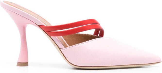 Malone Souliers 90mm leather pumps Pink