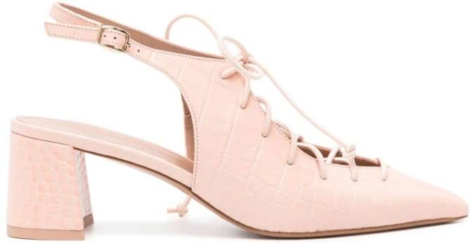 Malone Souliers Alessa 45mm leather pumps Pink